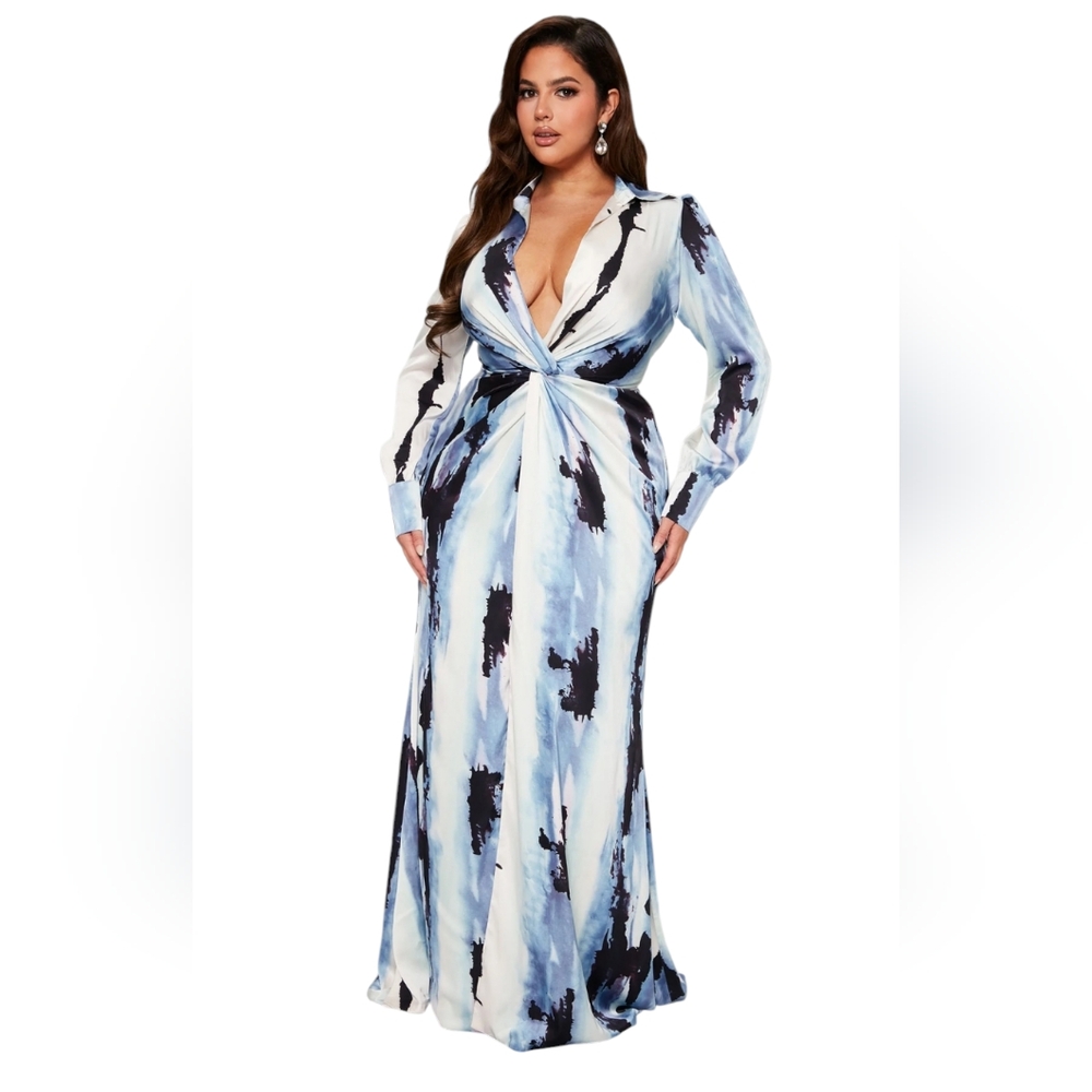 Fashion Nova Reign Maxi Dress - Multi Color Size: 1x Spring Summer attire